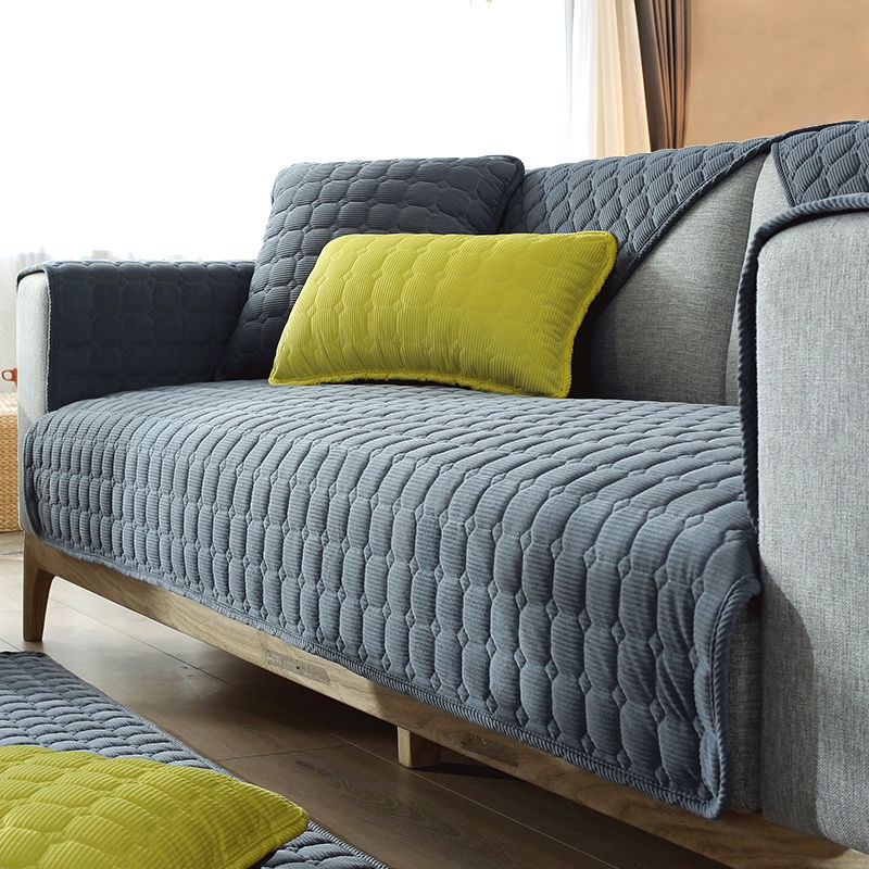 Vỏ Bọc Đệm Ghế Sofa Bốn Mùa Dày Dặn Thông Dụng Đơn Giản Phong Cách Bắc