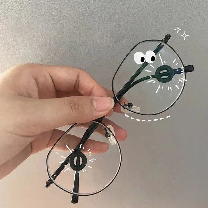 1 Cặp Đệm Mũi Silicone Chống Trượt Cho Mắt Kính