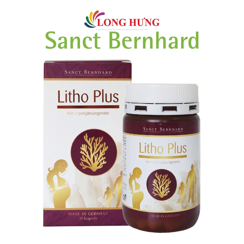 Viên uống Sanct Bernhard Litho Plus bổ sung canxi (30 viên)