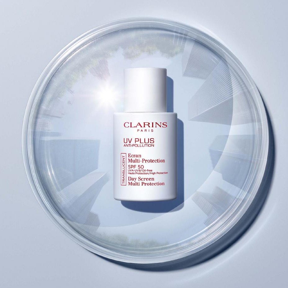 Kem chống nắng vật lí CLARINS - UV Plus Anti-Pollution SPF 50/PA++++ Oil-free Day Screen Multi-Protection