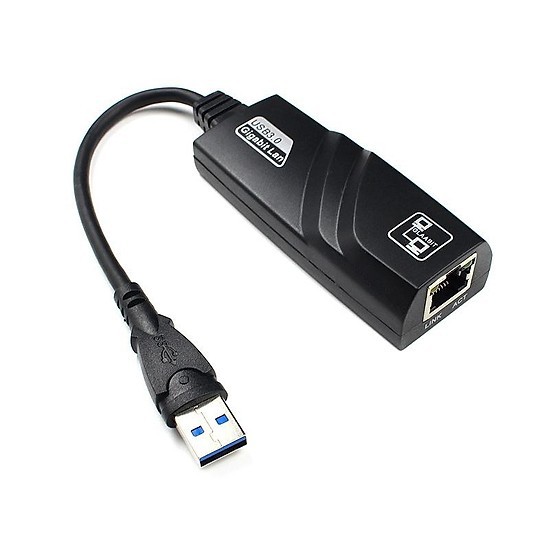 [Mã ELFLASH5 giảm 20K đơn 50K] Usb 3.0 ra lan dây USB 3.0 To Lan 10-100-1000 Mbps Gigabit