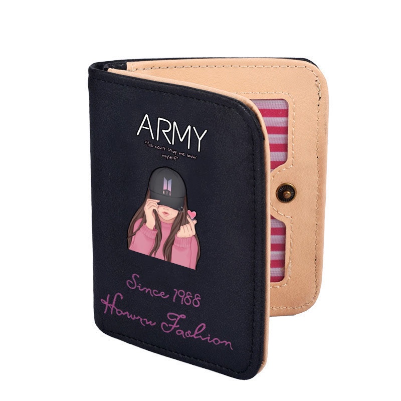 Ví Đựng Tiền Xu In Hình bt21 Dễ Thương