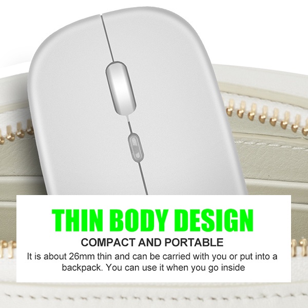 Chuột Quang Không Dây 2.4Ghz Với ĐầU CắM usb Và ĐèN led Cho Laptop Notebook BM110