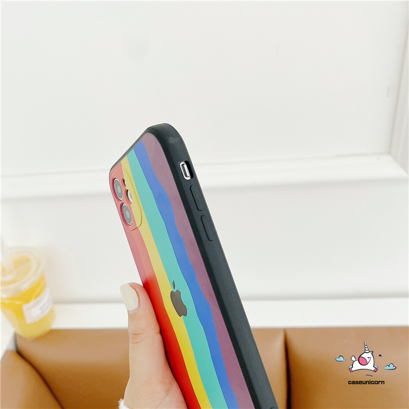 Ốp điện thoại mềm màu cầu vồng cho Iphone 11 Iphone 6 6s 7 8 Plus 8plus 7plus X Xr Xs Max 11pro Max Se 2020 | BigBuy360 - bigbuy360.vn