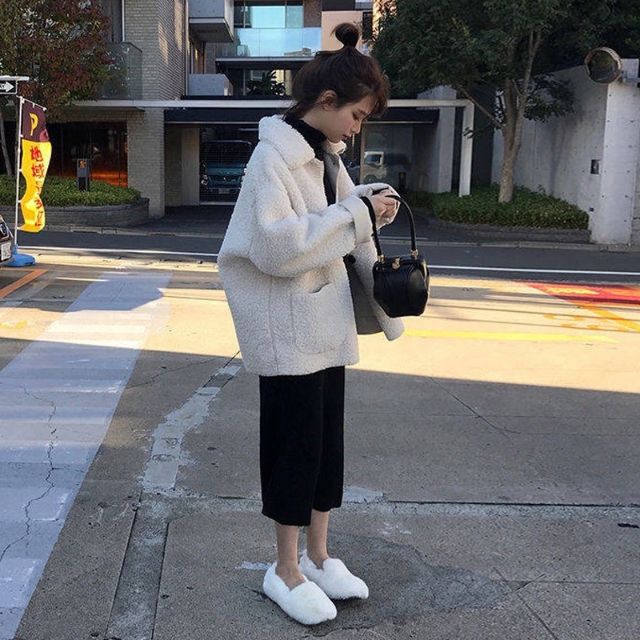 Áo khoác lông cừu bao hàng loại 1