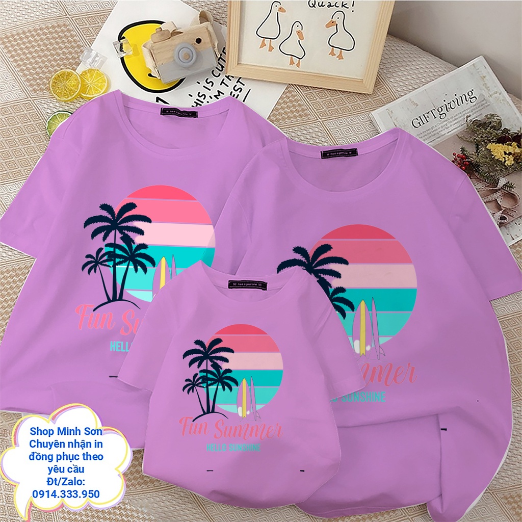 🎼🌻🎼 VIDEO ÁO GIA ĐÌNH SIÊU ĐẸP, ÁO ĐI BIỂN CHẤT COTTON LOẠI 1 ĐỦ MÀU ĐỦ SIZE