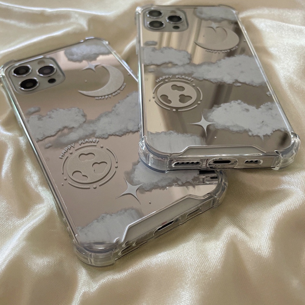 Ốp ĐiệN ThoạI KiểU Gương Trang ĐiểM Cho IPhone 14 13 12 11 Pro Max X Xs XR 8 7 Plus