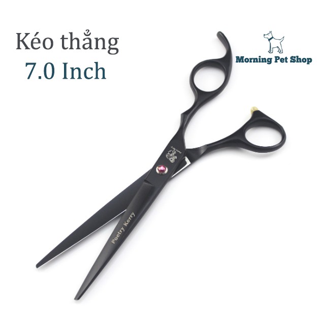 Bộ kéo cắt tìa lông chó mèo chuyên nghiệp dành cho thợ Grooming - Thương hiệu Poetry Kerry