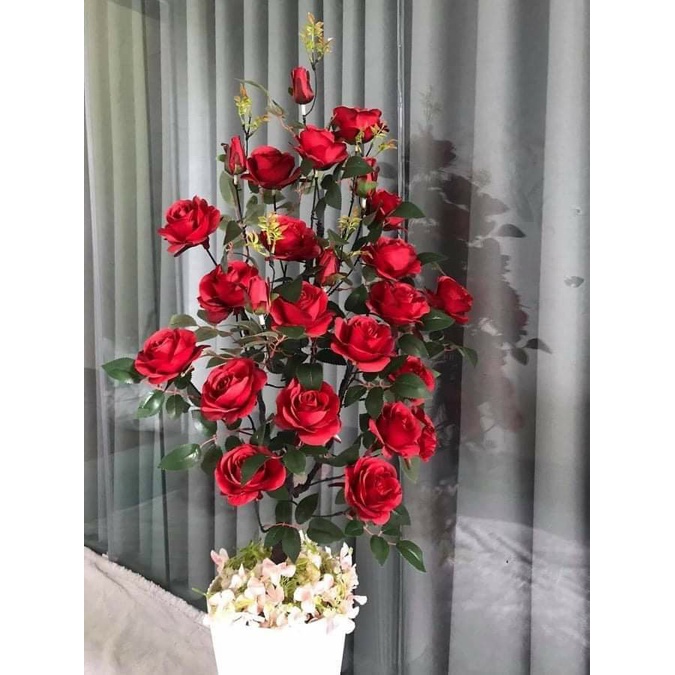 cây hồng giả trang trí