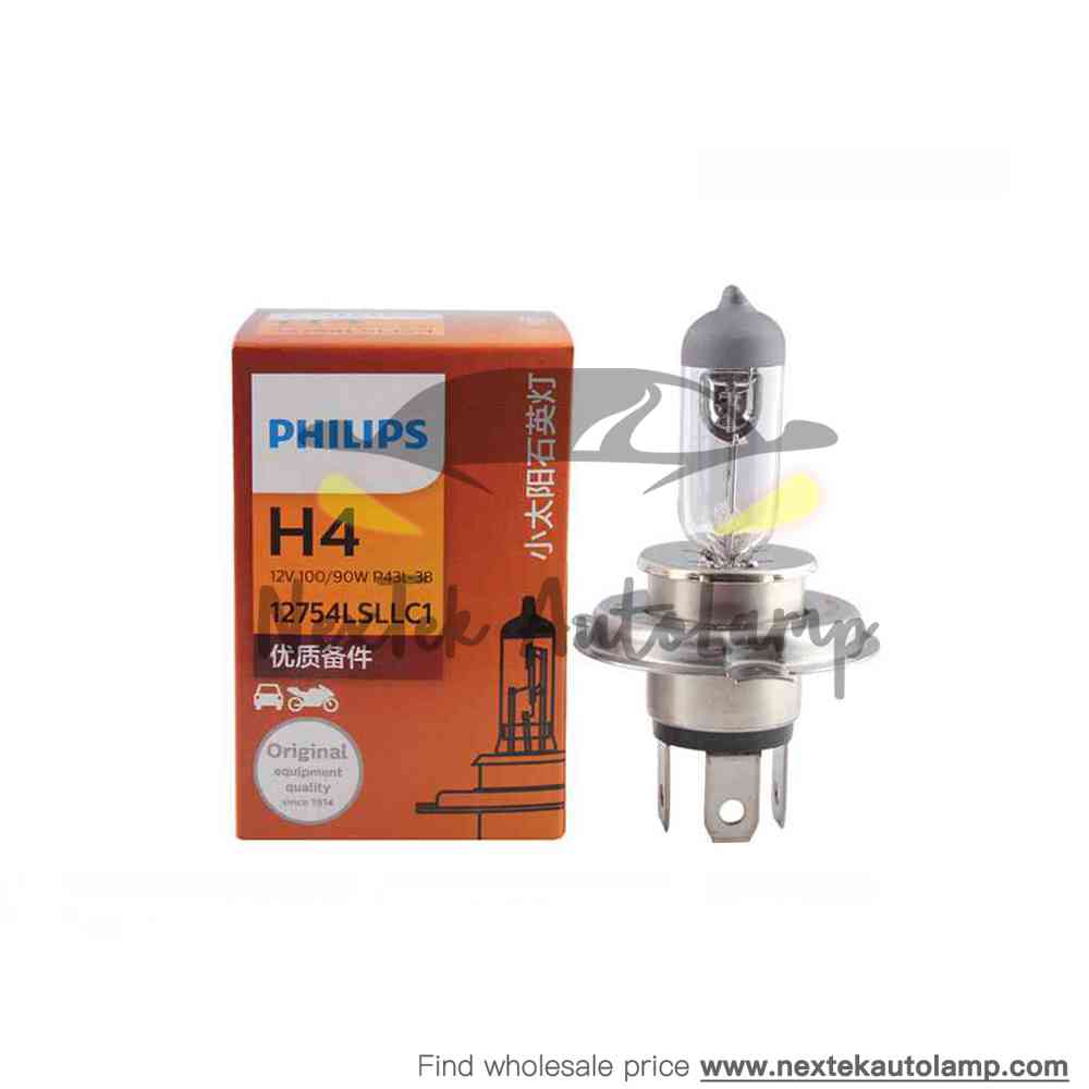 Philips H4 Đèn Sương Mù ô Tô Halogen 12V 24V 60/55W 70/75W 100/90W 130/100W Đèn Pha Bóng đèn (1 Bóng)