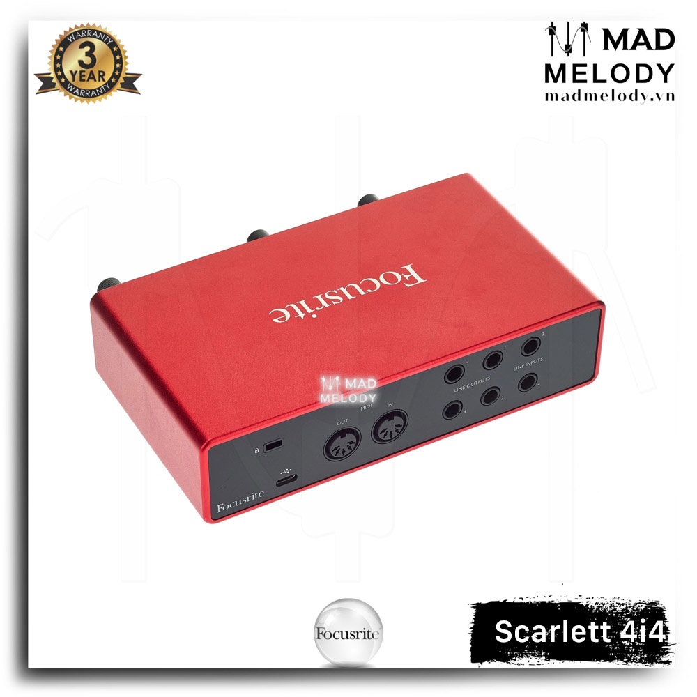 Focusrite Scarlett 4i4 USB Audio Interface