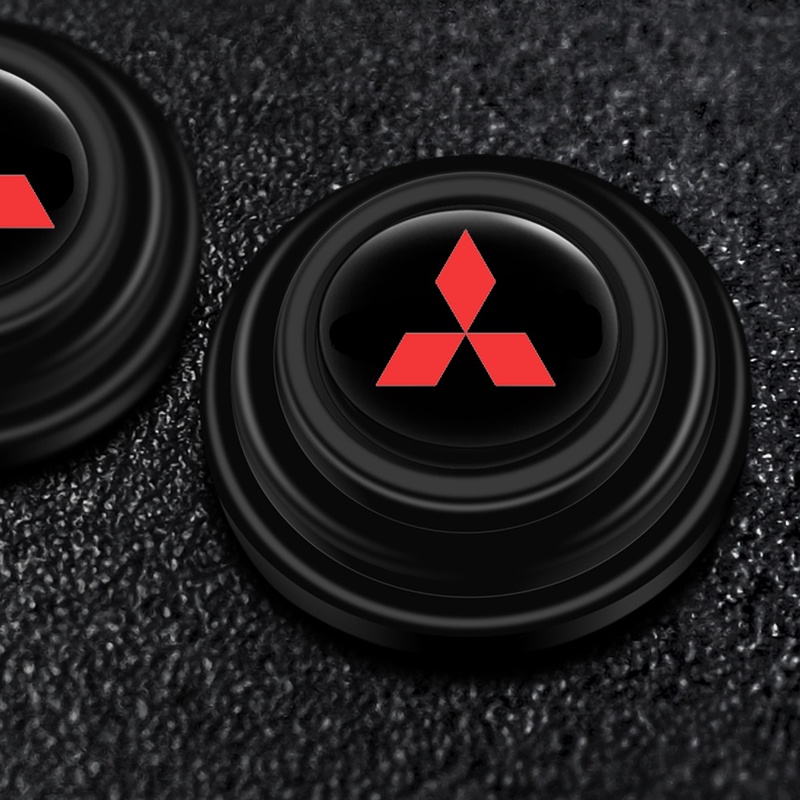 Bộ 4/8/12 Miếng Dán Silicon Chống Sốc Cho Xe Hơi Mitsubishi Asx Lancer Outlander Pajero Accessoires