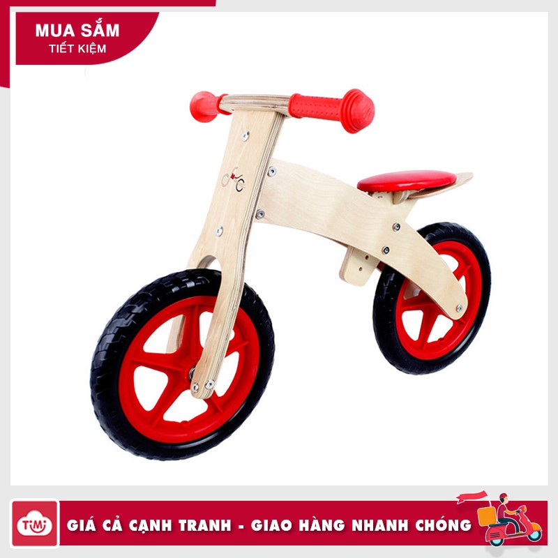 Xe đạp gỗ cân bằng cho bé ( giao ngẫu nhiên )