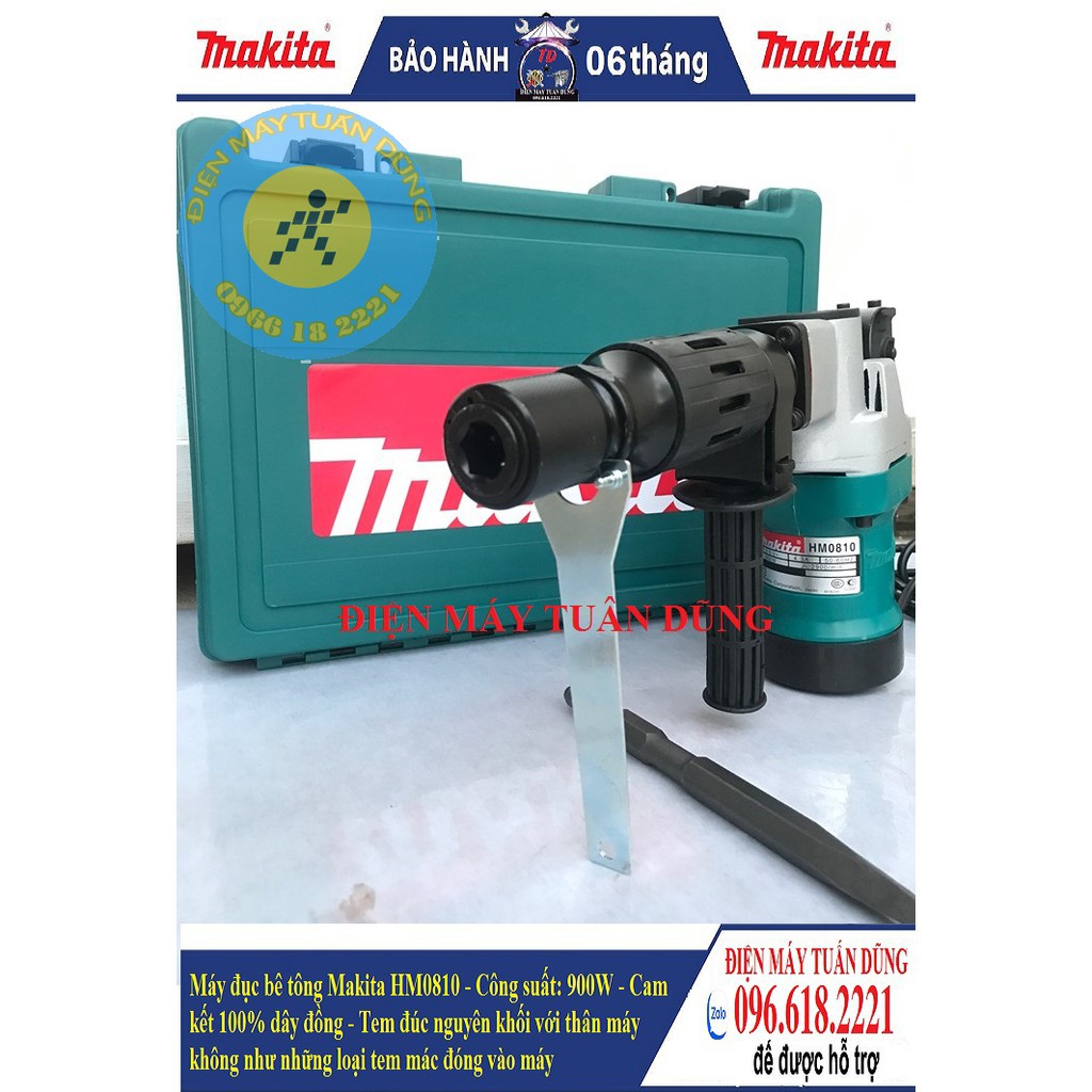 Máy đục bê tông Makita HM0810 - 900W