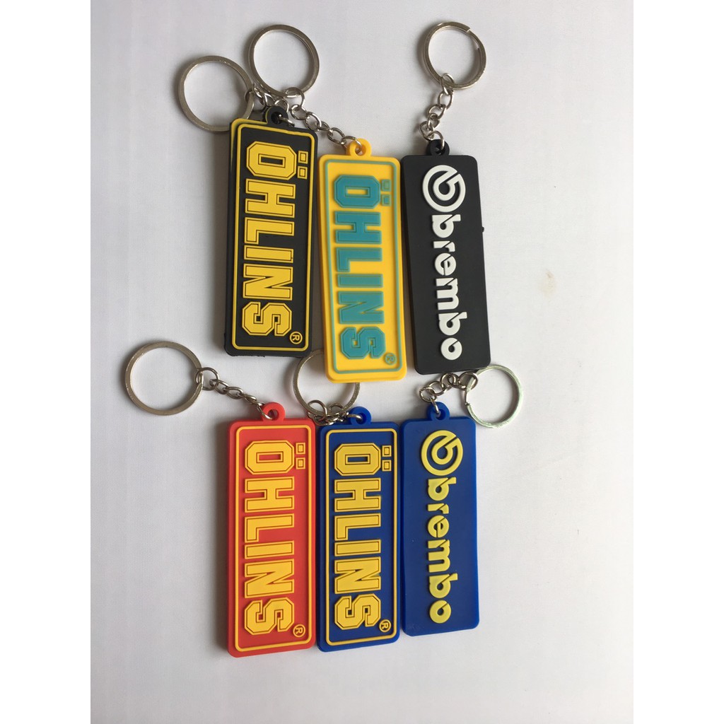 Móc khoá brembo , leovince,ohlins, akrapovic treo móc khóa