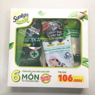 Bộ 6 món lau chùi bếp