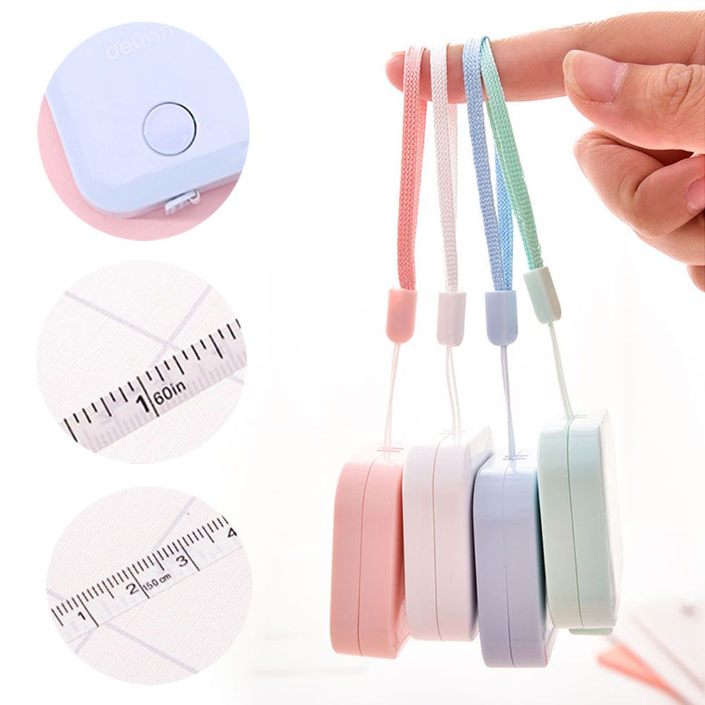 Thước Dây Linh Hoạt 1.5m Có Thể Thu Gọn Tự Động Nhiều Màu Sắc