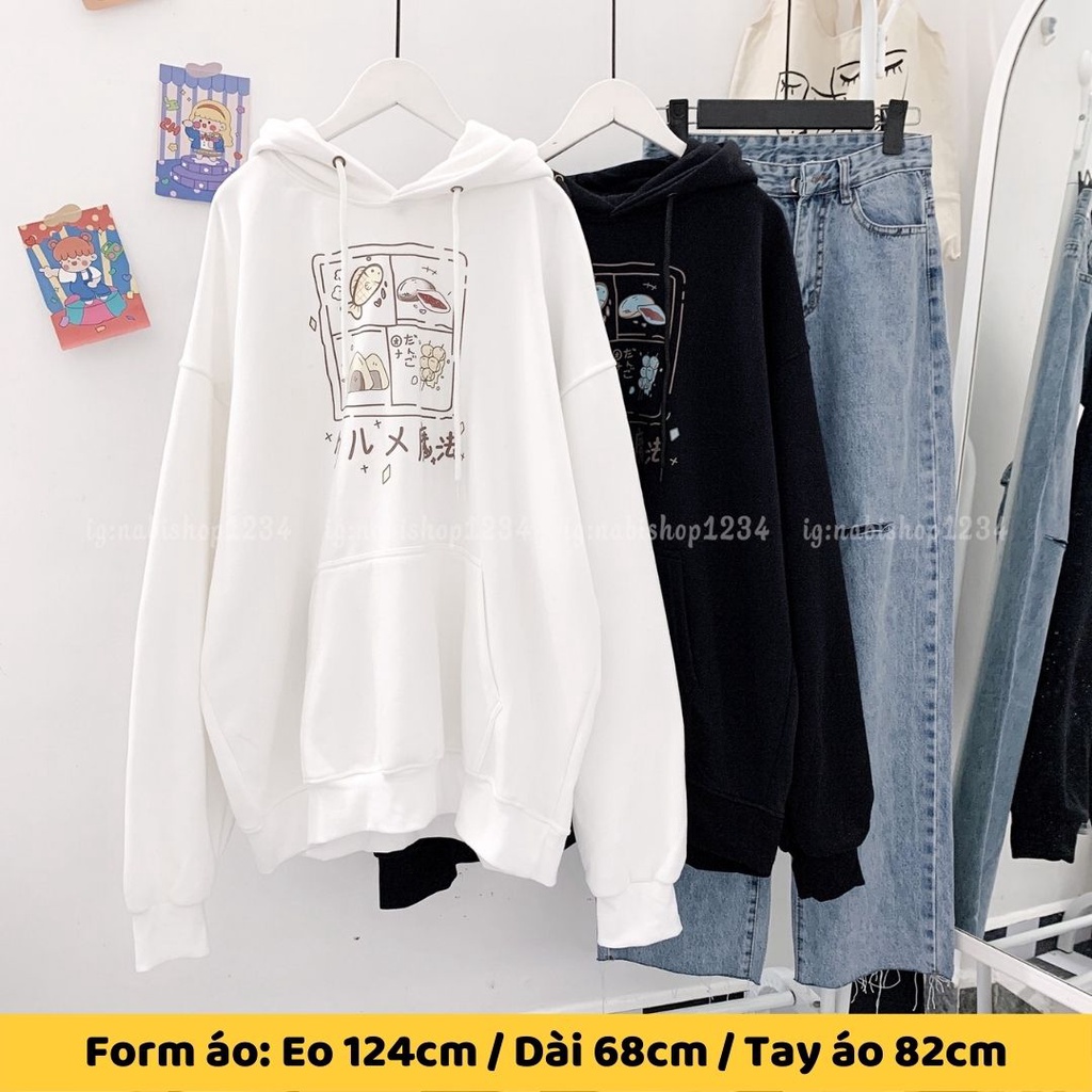 Áo Hoodie Nỉ Bông Tay Phồng Form Rộng - Nabishop1234 Mã HD008 ( ẢNH THẬT) | BigBuy360 - bigbuy360.vn