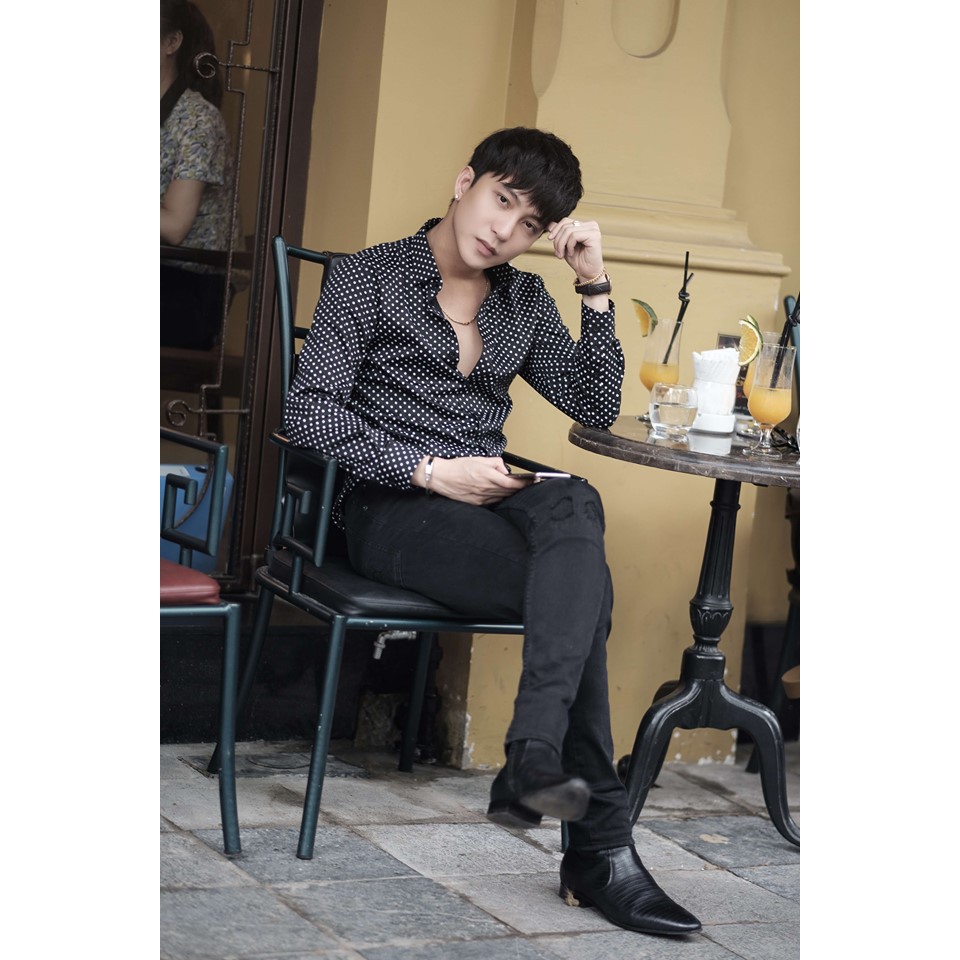 Áo sơ mi chấm bi  Polka Dots Shirt - Hàng Việt Nam Chất lượng cao + FREESHIP + SALE 20% !