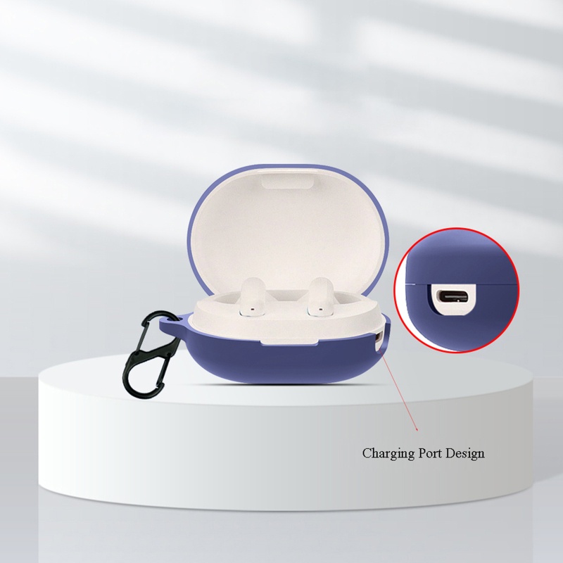 Vỏ Bảo Vệ Hộp Sạc Tai Nghe HaylouGT7 Không Dây Bằng Silicon Chống Sốc / Bụi Bẩn Có Thể Giặt Sạch