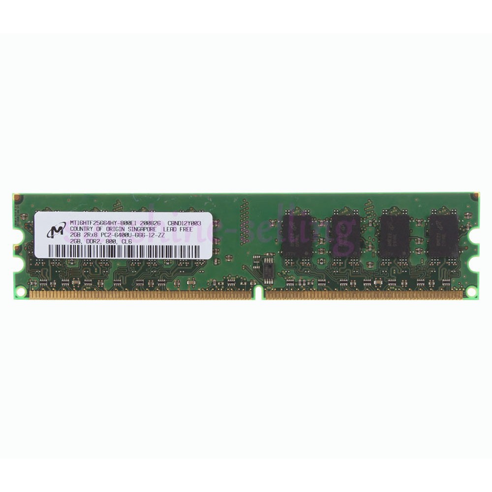 Micron 2G 4G DDR3 DDR2 2Rx8 1Rx8 5300 6400 8500 10600 12800 PC2 PC3 667Mhz 800Mhz 1066Mhz 1333Mhz 1600Mhz DIMM RAM Máy Tính Để Bàn Bộ Nhớ