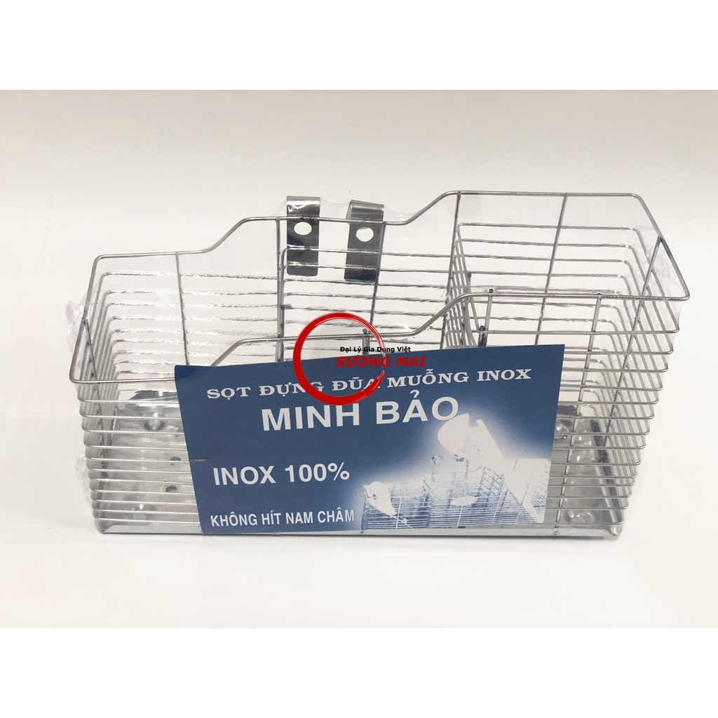 [Giá Sỉ] Ống Đũa Inox 304, Sọt Đũa Inox 1 2 3 Ngăn