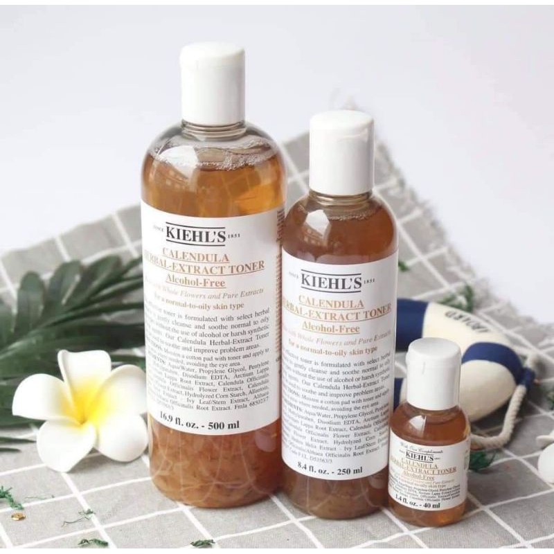 ❤[% CHÍNH HÃNG] Toner hoa cúc Kiehl's Calendula Herbal Extract Toner 250ml, 500ml❤