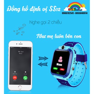 Đồng hồ định vị  trẻ em SS12 - Nghe gọi 2 chiều | Camera chụp hình | Chống nước IP67