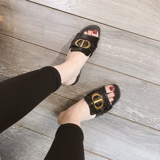 dép dior sần bóng new ( hàng sẵn )