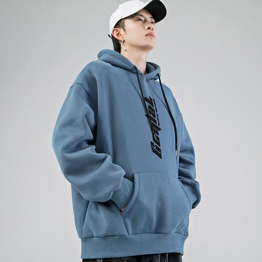 Áo hoodie form rộng Kat-Unisex chất nỉ loại 1 dày dặn