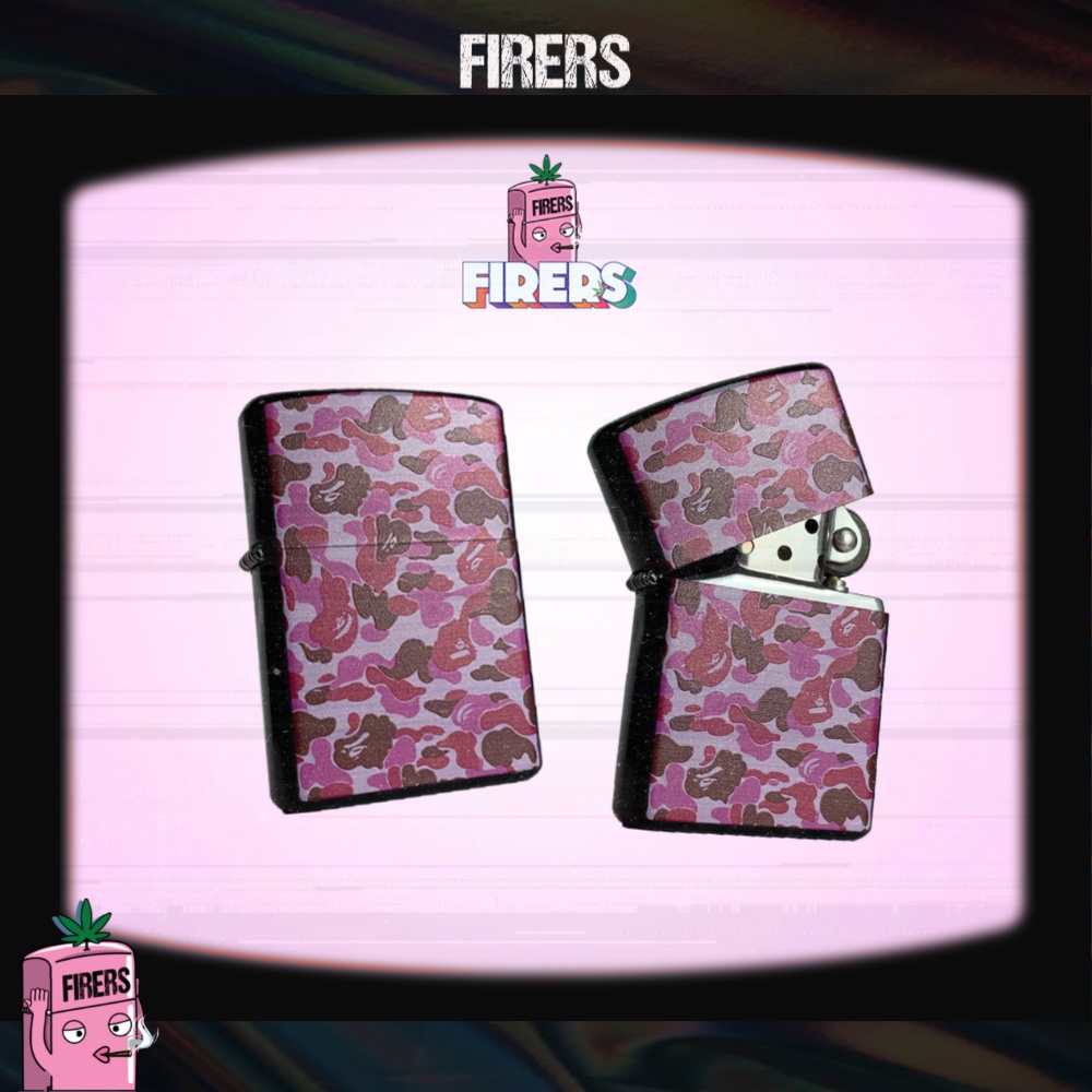 Cục tẩy kim loại rằn ri hồng đen