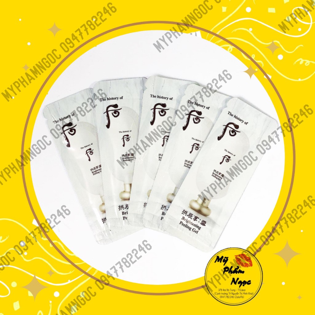 Gói [Sample] Tẩy Tế Bào Chết Whoo Brightening Peeling Gel