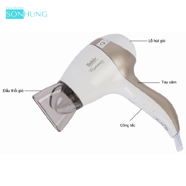 MÁY SẤY TÓC FAKIR ROMANCE CÔNG SUẤT 1200W