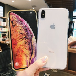 Ốp điện thoại màu trong suốt chống sốc chống va đập cho Iphone 11 X Xs Xr Xs 8 7 6 | BigBuy360 - bigbuy360.vn