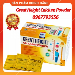 Giải pháp tăng chiều cao Great Height Calcium Powder - Cốm bổ sung các dưỡng chất thiết yếu cho trẻ