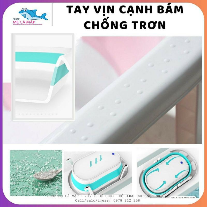 thau chậu tắm gấp gọn có tháo nước cao cấp cho bé enfa  vbcarefreeshiphkm sữa enfa