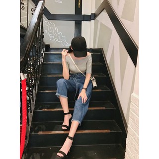 áo crotop trễ vai