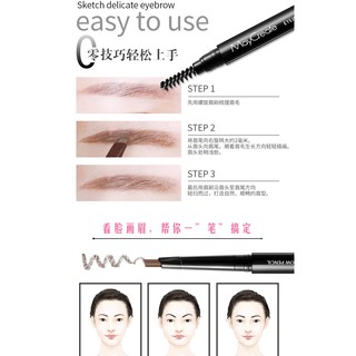 Chì kẻ mày ngang đẹp (nâu, đen, xám)