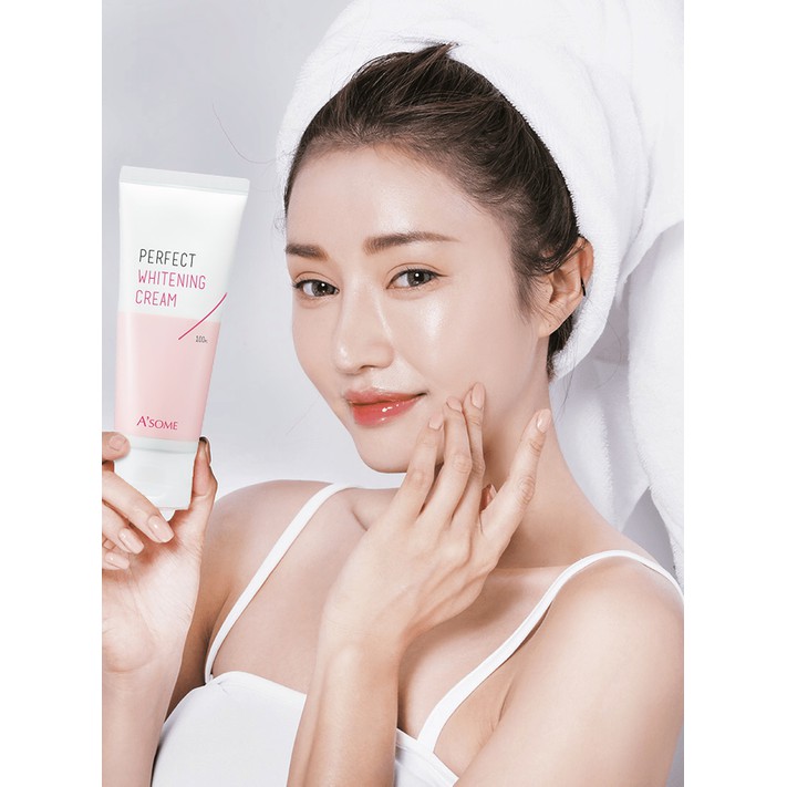 Kem dưỡng trắng da nâng tone ASome Whitening Cream chính hãng Hàn Quốc