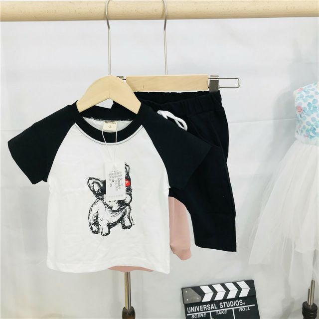 Set bộ quần áo bé trai- cá