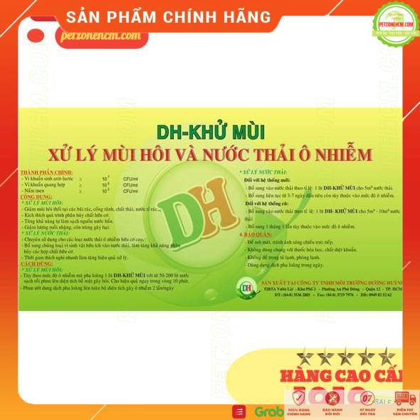 Vi sinh khử mùi DH 01 lít 💥 FREESHIP 💥 Dương Huỳnh xử lý mùi hôi và nước thải -nước tiểu hầm cầu ô nhiễm 01 lít/5m3