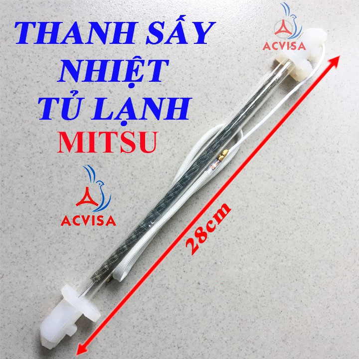Thanh sấy nhiệt Tủ Lạnh MITSU 10"; 12"; 14" Đơn Và 8''; 10"; 11"; 12"; 14"; 16" Kép, Điện trở phá băng - GIÁ TỐT