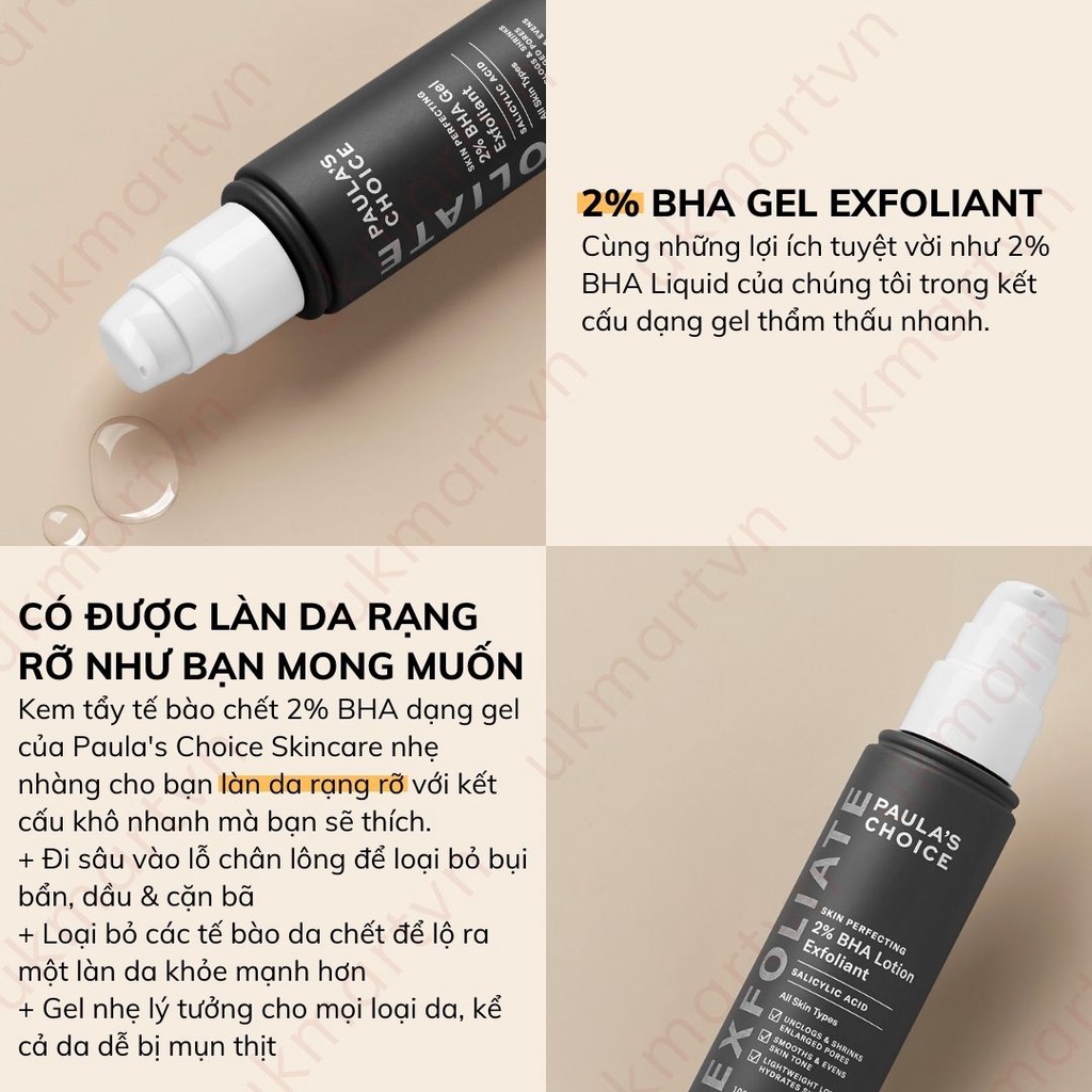 Dung dịch loại bỏ tế bào chết Paula's Choice 2% BHA 30ml Mã 2016 | BigBuy360 - bigbuy360.vn