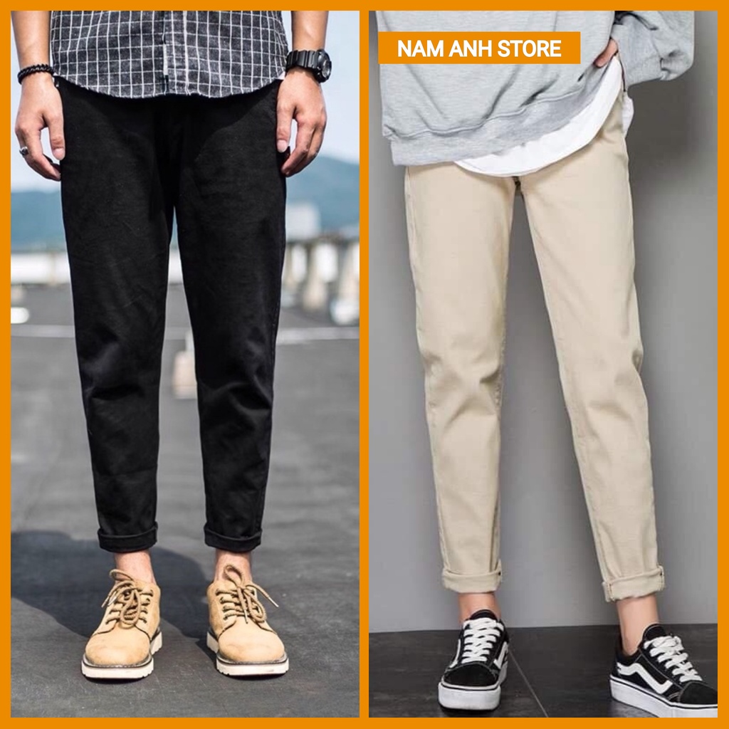 Quần Baggy KaKi Nam Nữ Unisex Basic Ulzzang Phong Cách
