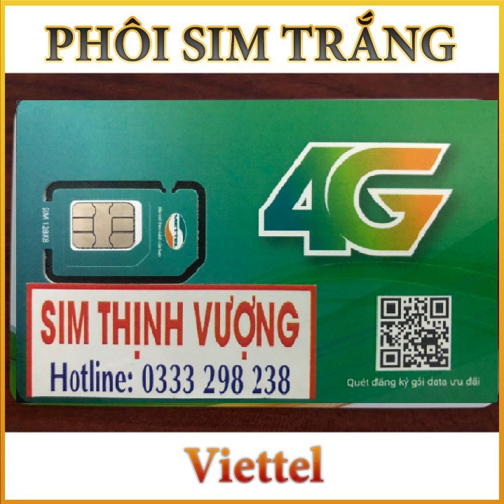 SIM TRẮNG VIETTEL 4G DÙNG ĐỂ ĐỔI SIM THAY SIM TẠI NHÀ