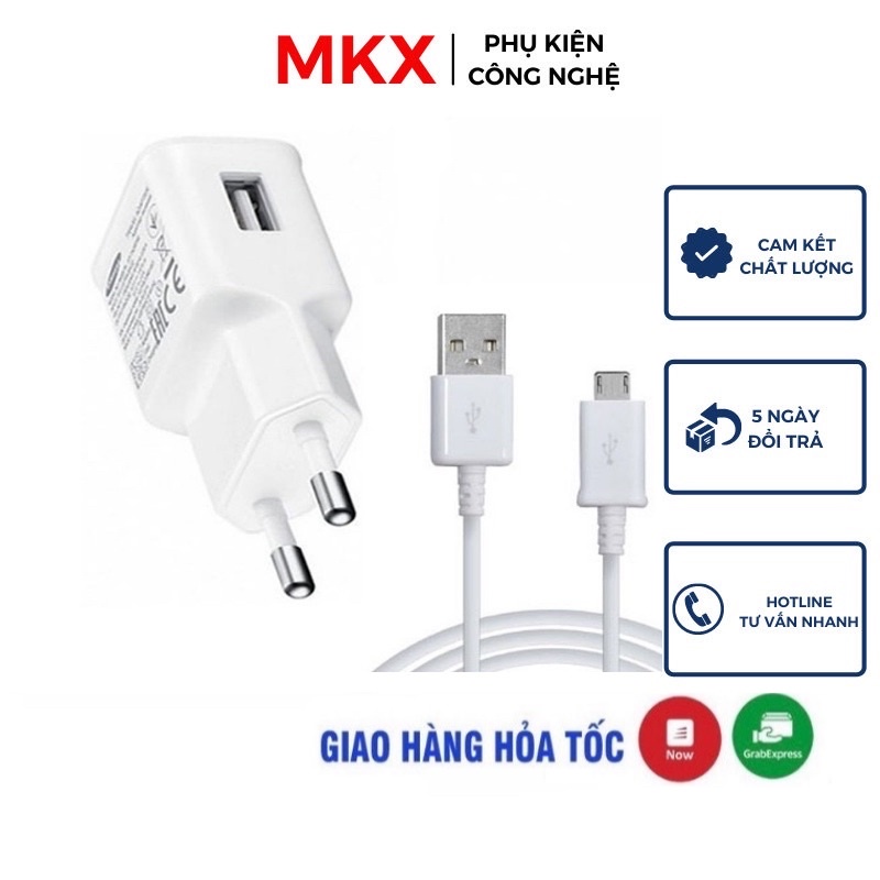 Củ Và Dây Sạc Nhanh 2A hàng chuẩn có tem Bảo hành 12 tháng