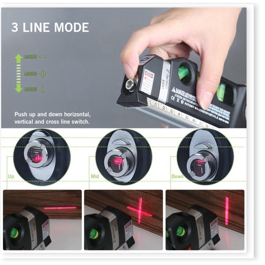 Thước Ni vô laser đa năng F2018