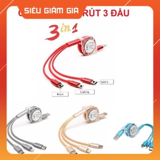 [Giá sập sàn]Cáp 3 đầu rút gọn dài 1m
