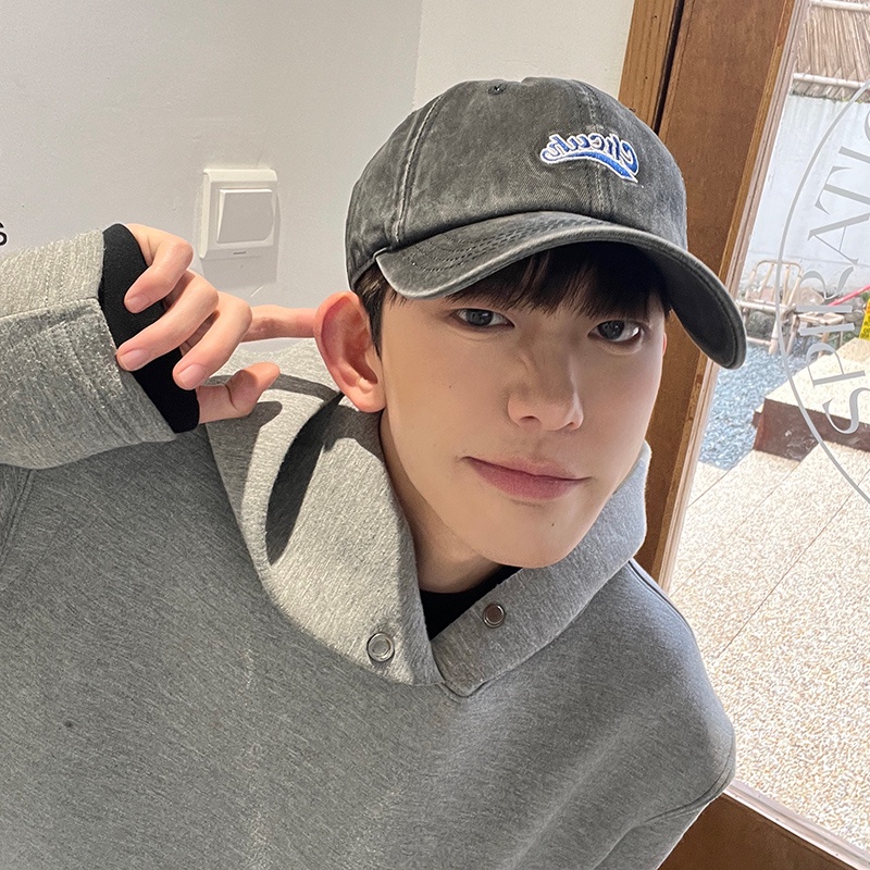 Mũ Lưỡi Trai Màu Đen Phong Cách Nhật Bản Thời Trang Xuân Thu Cho Nam