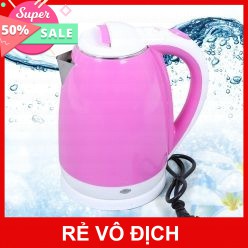 [Hot]-Ấm siêu tốc màu 2 lớp tự ngắt khi sôi